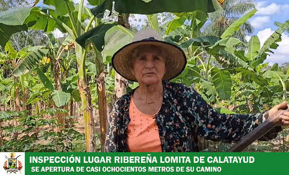 GAM TRINIDAD ENTREGA APERTURA DE CAMINO EN LOMITA DE CALATAYUD TRAS 20 AÑOS DE ESPERA