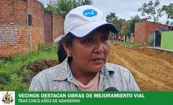 PLAN DE MANTENIMIENTO VIAL AVANZA EN TRINIDAD CON MANTENIMIENTO DE VIAS EN EL BARRIO SANTA ANITA 