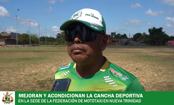MEJORAMOS Y ACONDICIONAMOS LA CANCHA DEPORTIVA DE LA SEDE DE LA FEDERACIÓN DE MOTOTAXIS