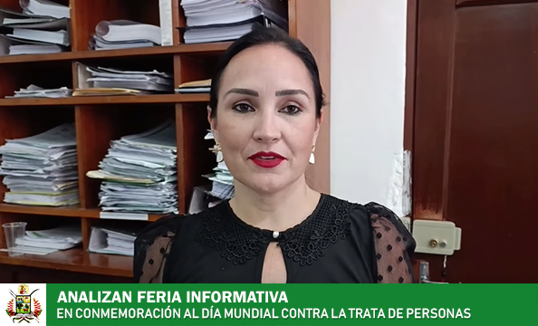 CONSEJO DEPARTAMENTAL CONTRA LA TRATA Y TRÁFICO DE PERSONAS CONVOCA A GRAN FERIA PREVENTIVA EN LA PLAZA PRINCIPAL DE TRINIDAD