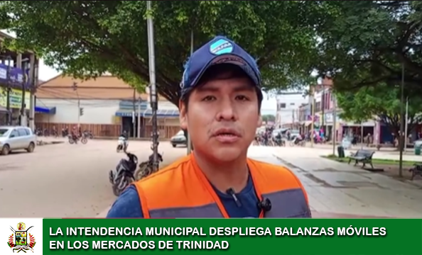 LA INTENDENCIA MUNICIPAL DESPLIEGA BALANZAS MÓVILES EN LOS MERCADOS DE TRINIDAD PARA GARANTIZAR PESO Y PRECIO JUSTO