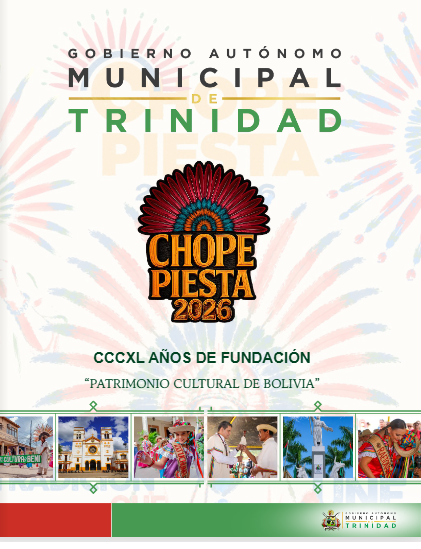 PROGRAMA DE ACTIVIDADES  CHOPE PIESTA SANTÍSIMA TRINIDAD 2026 