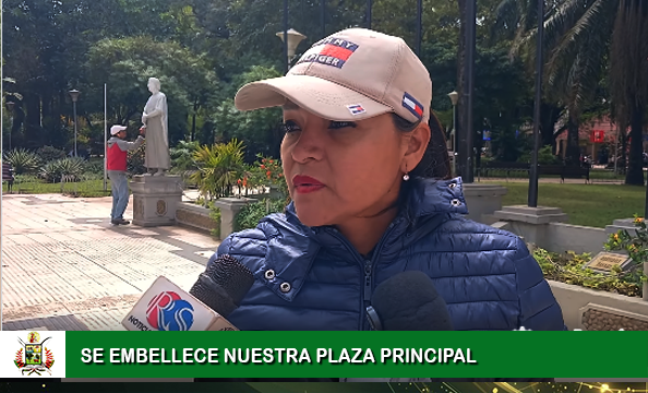 BRIGADAS MUNICIPALES ACELERAN TRABAJOS DE PINTADO, PODA Y MANTENIMIENTO EN TRINIDAD