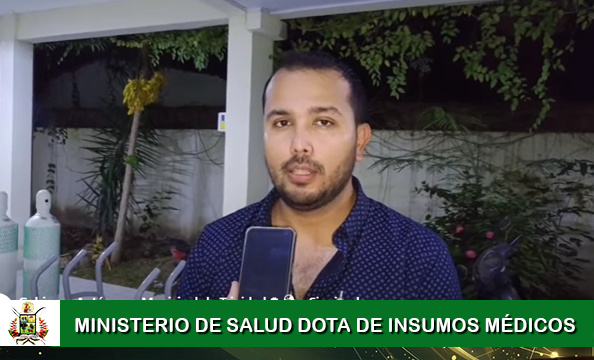 MINISTERIO DE SALUD DOTA DE INSUMOS MÉDICOS A CENTROS DE SALUD DE TRINIDAD 
