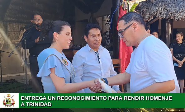 CÁMARA DE DIPUTADOS ENTREGA UN RECONOCIMIENTO PARA RENDIR HOMENJE A TRINIDAD