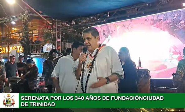 TRINIDAD CANTÓ, BAILÓ Y CELEBRÓ A LO GRANDE LA SERENATA POR LOS 340 AÑOS DE FUNDACIÓN