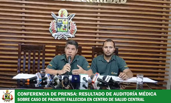 AUDITORÍA MÉDICA SOBRE CASO DE PACIENTE FALLECIDA EN CENTRO DE SALUD CENTRAL