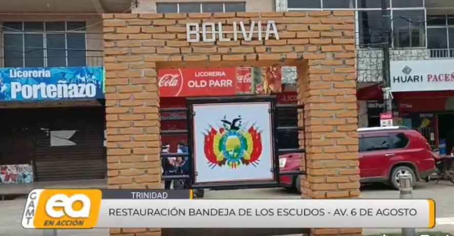 RESTARUACIÓN BANDEJA DE LOS ESCUDOS AV 6 DE AGOSTO