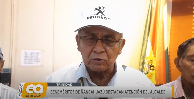 GAMT BENEMÉRITOS DE ÑANCAHUAZÚ DESTACAN ATENCIÓN DEL ALCALDE