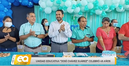 GAMT UNIDAD EDUCATIVA JOSE CHAVEZ SUÁREZ CELEBRÓ 49 AÑOS